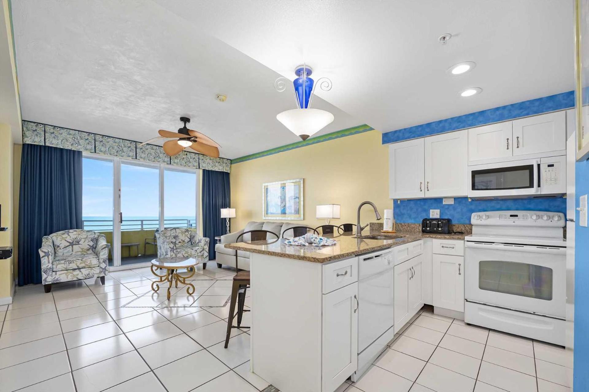 Luxury 11th Floor 1 Bedroom Direct Oceanfront Wyndham Ocean Walk Daytona | 1105 Daytona Beach