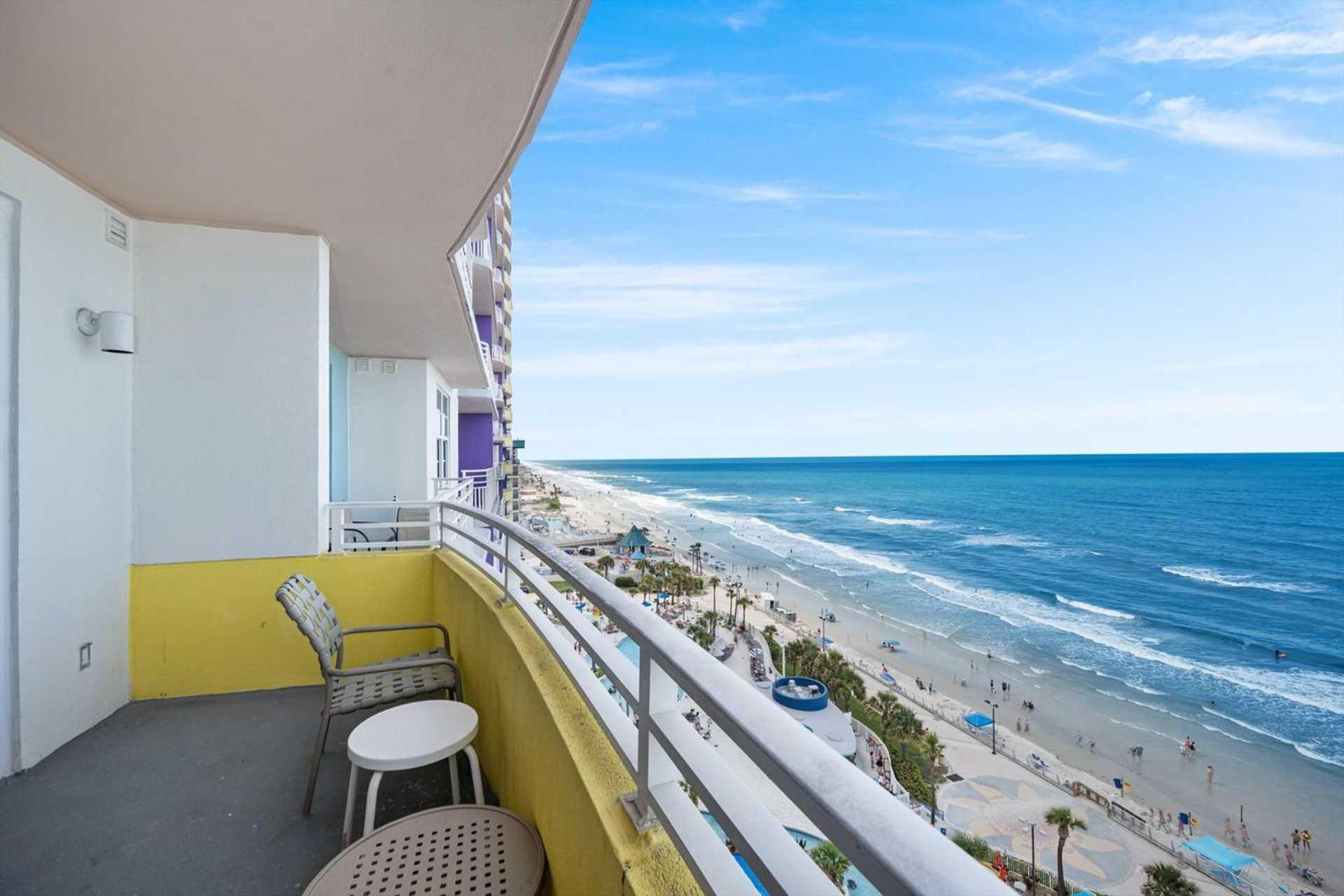 Luxury 11th Floor 1 Bedroom Direct Oceanfront Wyndham Ocean Walk Daytona | 1105 *